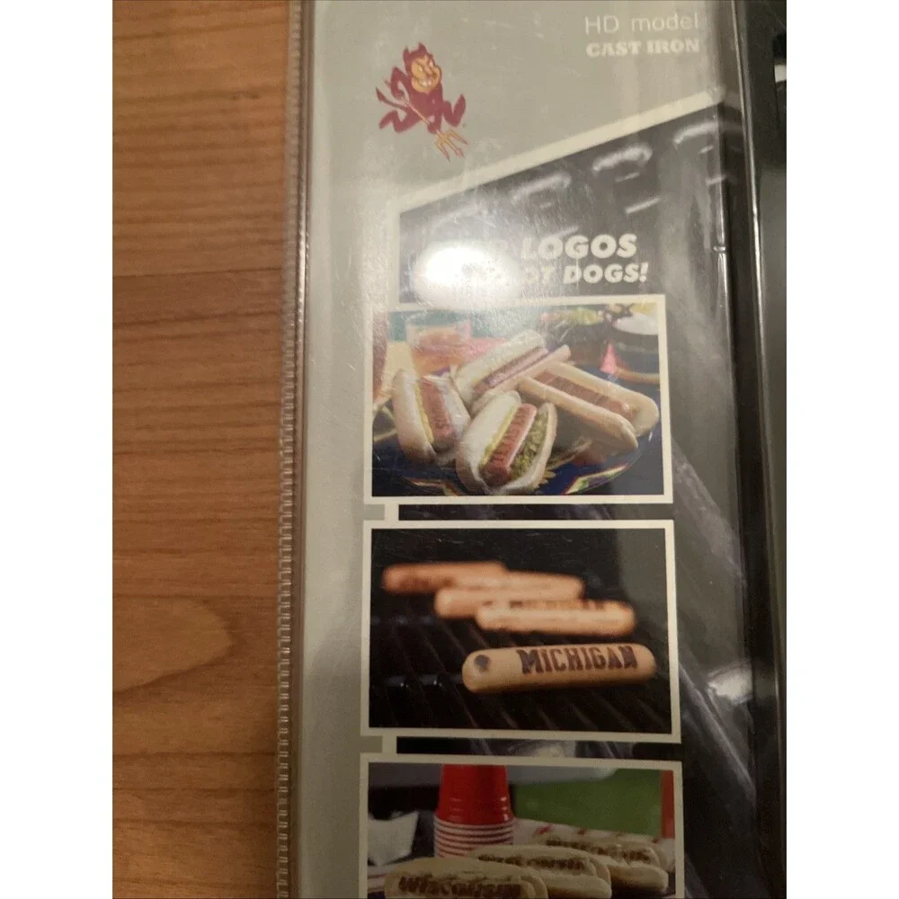 Designcast Grill Topper Arizona State Sun Devils HD Hot Dog Cast Iron Grill/Rack